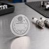 Инструмент для регулировки зазора свечей зажигания автомобиля и мотоцикла, металлический диск-регулятор с гравировкой по краю для планового технического обслуживания, настройки и ремонтных работ, 10 шт.