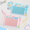 Cartoon Doodle Board Keychain Puzzle Writing Pad Bag Pendant Cute Backpack Key Chain  Kids