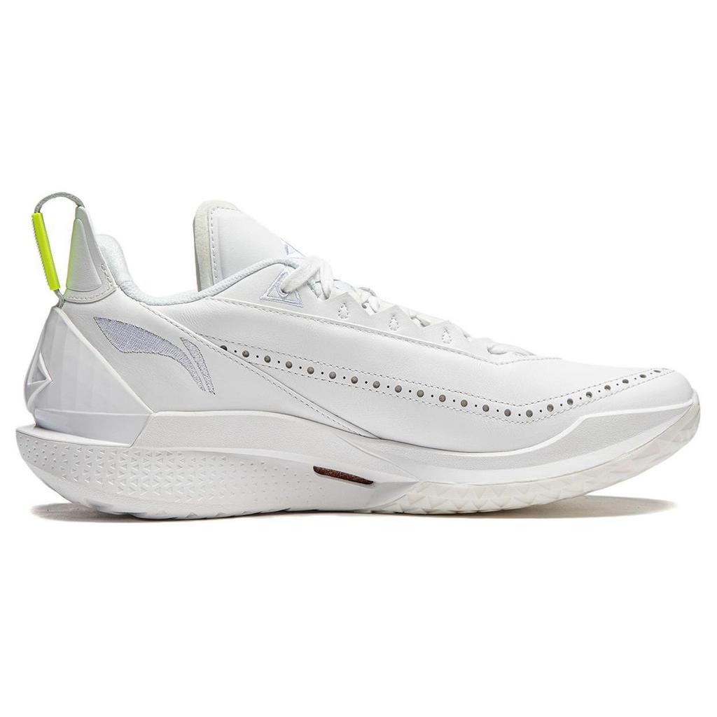 Li Ning JB2 Jimmy White, Butler 2 Амортизация Скользкая подошва Низкие Баскетбольные кроссовки Мужские Стандартные Белый ABAT081-12