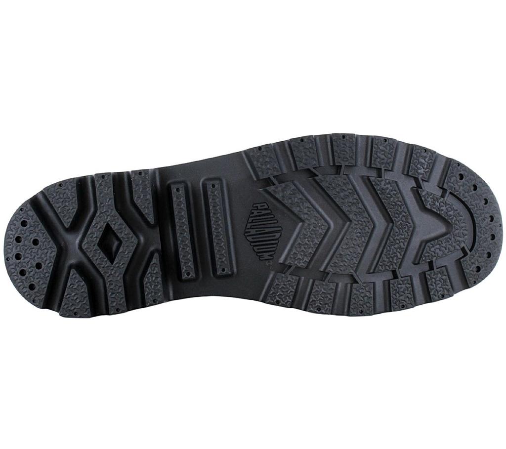 Palladium PallaBrousse Hiker WP+ Водонепроницаемые - Мужские ботинки из кожи черного цвета 08840-008 ОРИГИНАЛЬНАЯ обувь