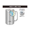 Thermos Кружка с вакуумной изоляцией, 600 мл, нержавеющая сталь, можно мыть в посудомоечной машине, дизайн термоса, сохраняет пиво горячим или холодным, JDK-601 S1