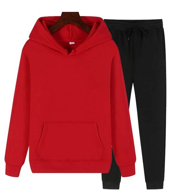 Женская однотонная толстовка с длинными рукавами, оптовая продажа, флисовая толстовка с логотипом, женская спортивная одежда из двух частей, толстовки с капюшоном