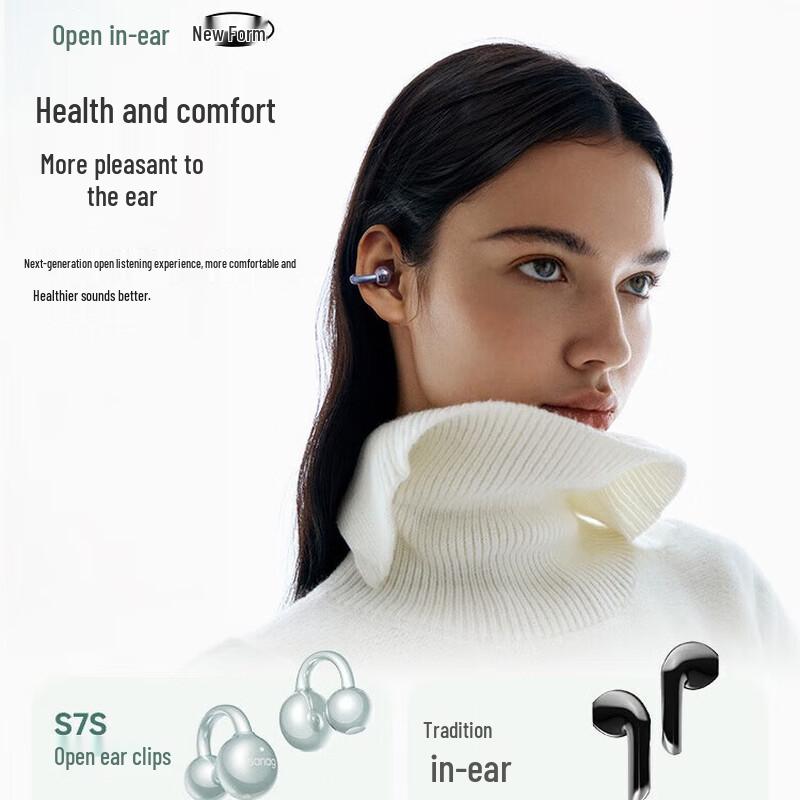 Bluetooth-наушники-клипсы для ушей Sena S7S AI с костной проводимостью