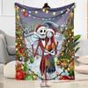Christmas Nightmare Blanket Comfortable Great for Bedding Office Chair Sofa for All Occasions Playful Design Birthday Christmas Gift Blanket