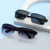 New Men's Driving Glasses Retro Sunglasses Fashion Half-frame Sunglasses Ladies Sunglasses