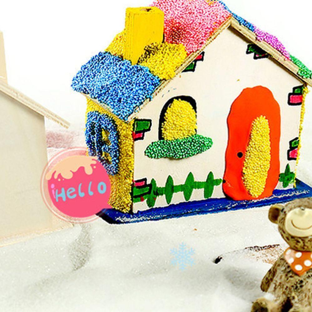 Unfinished DIY Painted Storage Jar DIY White Embryo House Mold Small House Piggy Bank Home Decor