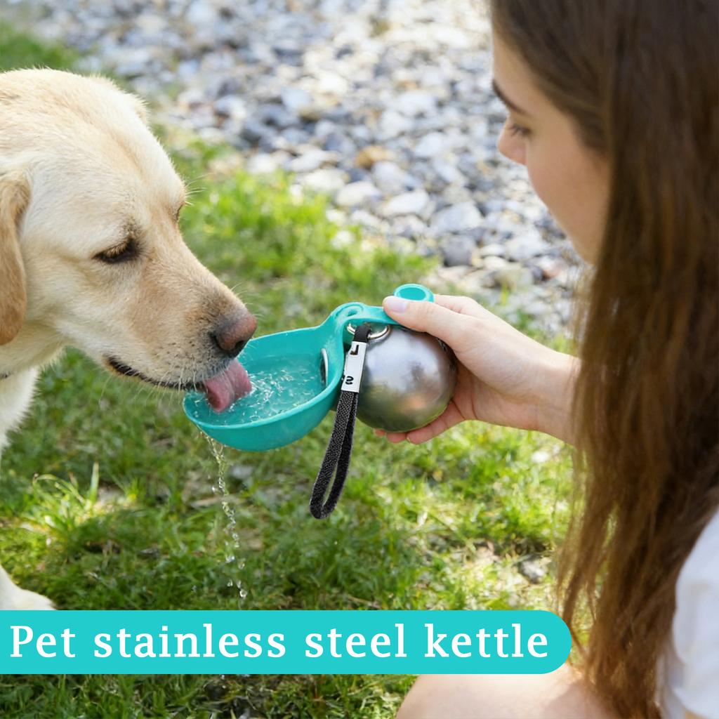 Игрушка для собаки Бутылка для воды Герметичная Наружная Дорожная Миска, Диспенсер для питья для щенков Для прогулок Питомец Бутылка Миска Контейнер 285 мл