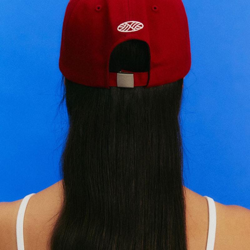 MENASOO RUNNING SLOWLY COTTON CAP_RED