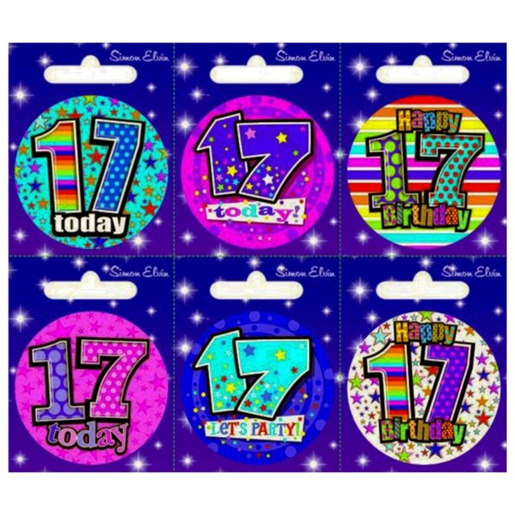 Simon Elvin Разные возрасты (1-17) Маленькие значки (Пакет из 6)