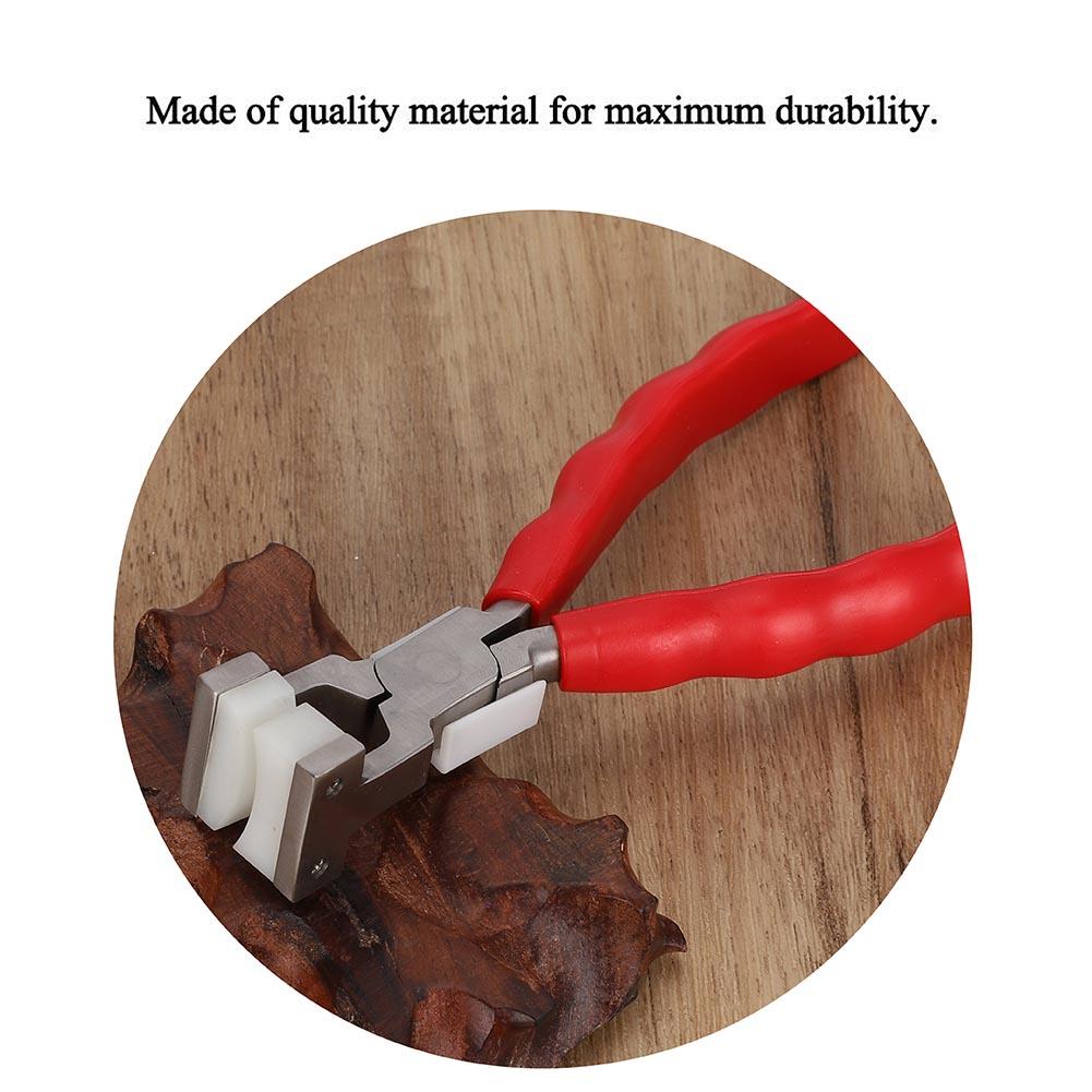 Плоскогубцы с двойными плоскими и круглыми губками из нейлона для изготовления браслетов и ювелирных изделий (Тип D)