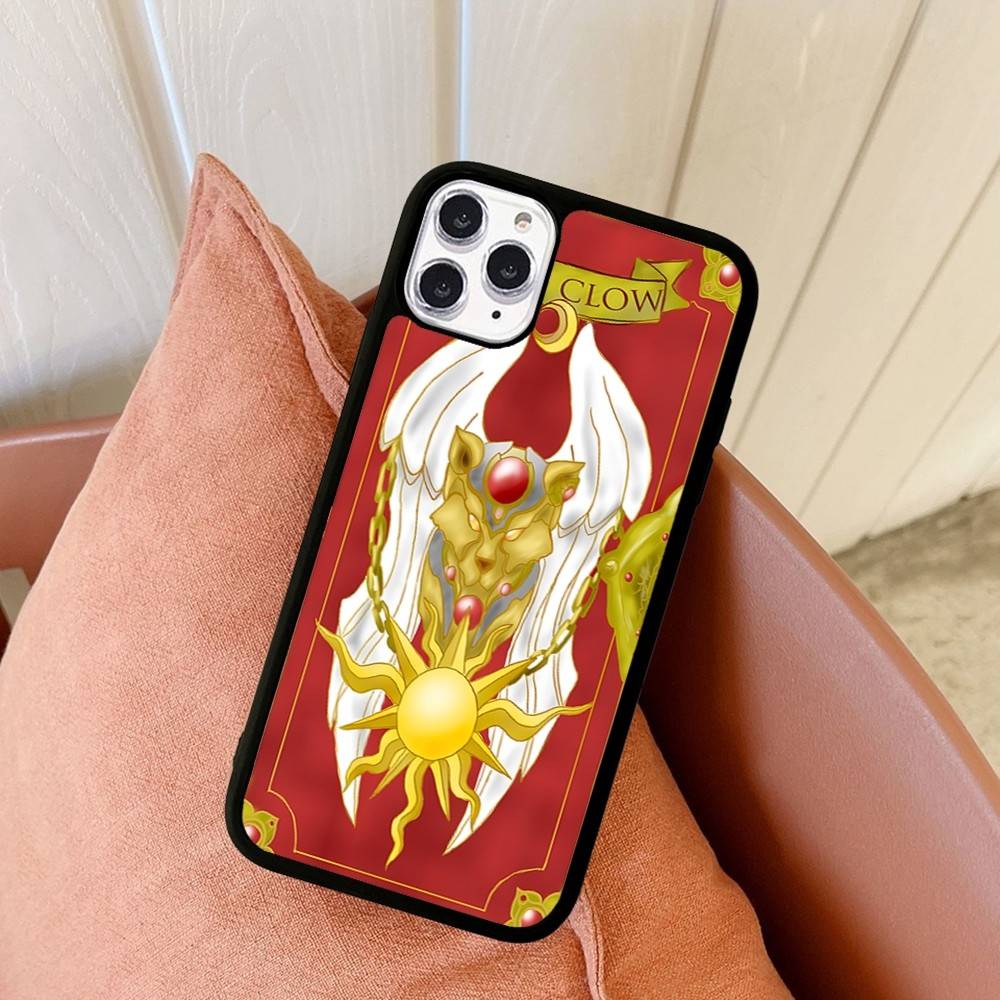 Чехол для телефона Anime C-CardcaptorS S-Sakura для iPhone 17 Pro 16 Plus 16 Pro Max 15 14 13 12 11 PC+TPU Задняя крышка
