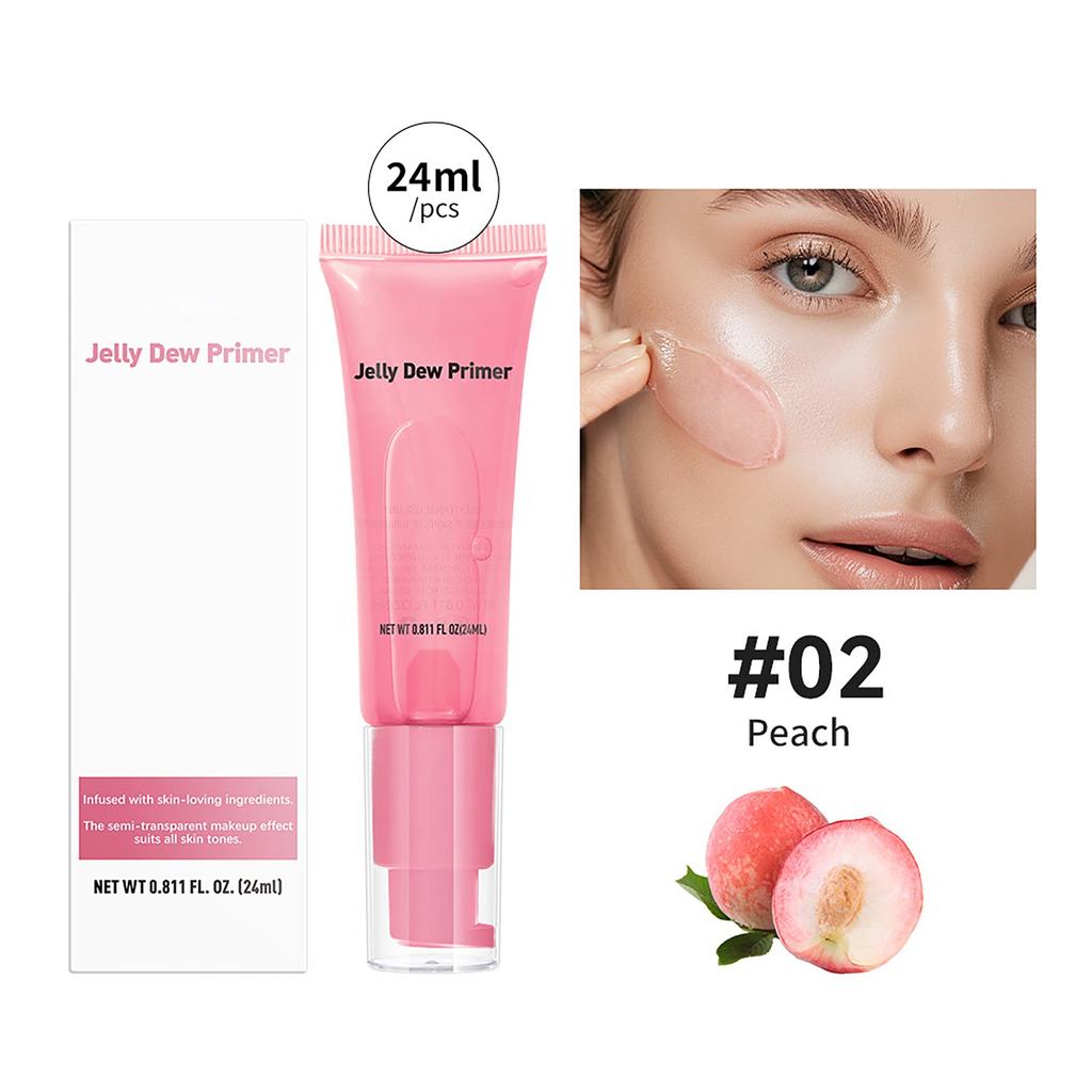 Jelly Dew , Hydrating Face , Minimize Pores Fine Lines & Smooth Skin, Grip Makeup , Gel-Based Moisturize Foundation For All Skin 24ml