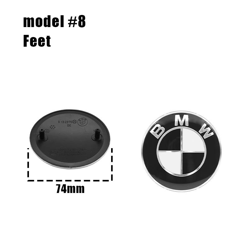 1Pc 82mm 74mm car Front Hood Emblem rear boot trunk logo For BMW M G20 G32 G11 X3 X5 X4 X6 X7 G30 G12 F40 F30 X1 Accessories QU3
