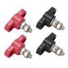 4 шт. клеммные колодки для аккумуляторов 12 В 24 В безопасные красные черные клеммы для аккумуляторов