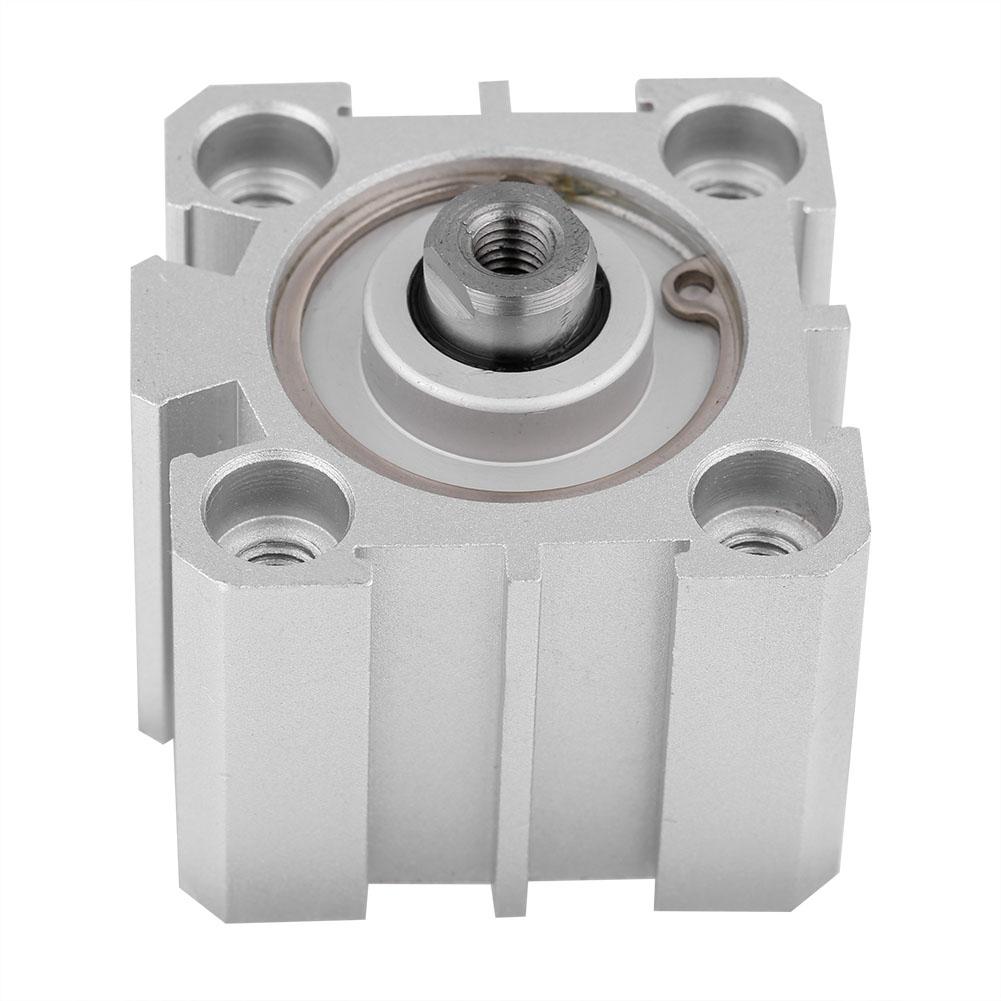 SDA25-10 25mm Bore 10mm Stroke Aluminum Double Acting Pneumatic Cylinder