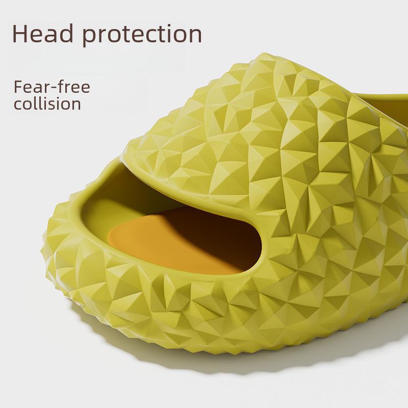 Забавные летние тапочки из дуриана для пар - Тапочки из ЭВА на толстой подошве для мужчин и женщин