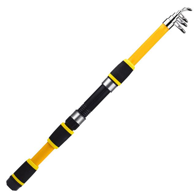 Новая маленькая удочка 1,8 м, вращающаяся удочка для приманки, телескопическая удочка с ручкой из ЭВА, подходит для начинающих, детский подарок