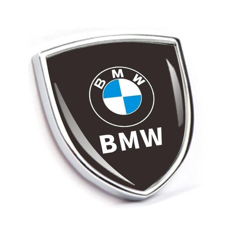 Personality Shield Car Stickers Decoration Body Side Logo 3D Metal Modified Decals For BMW MINI M Sport 1 3 5 Series X1 X3 X5 X7