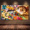 Graffiti God Hand Creation of Adam Street Pop Art Canvas Painting Wall Art Picture Posters and Prints for Living Room Home Decor