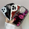 LZ23 Lips Kiss Heart Design Art Clear Soft Wave Phone Cases for iPhone 15 13 Pro Max 12 Mini 14 8 Plus XS Max XR 6 Protection Back Cover