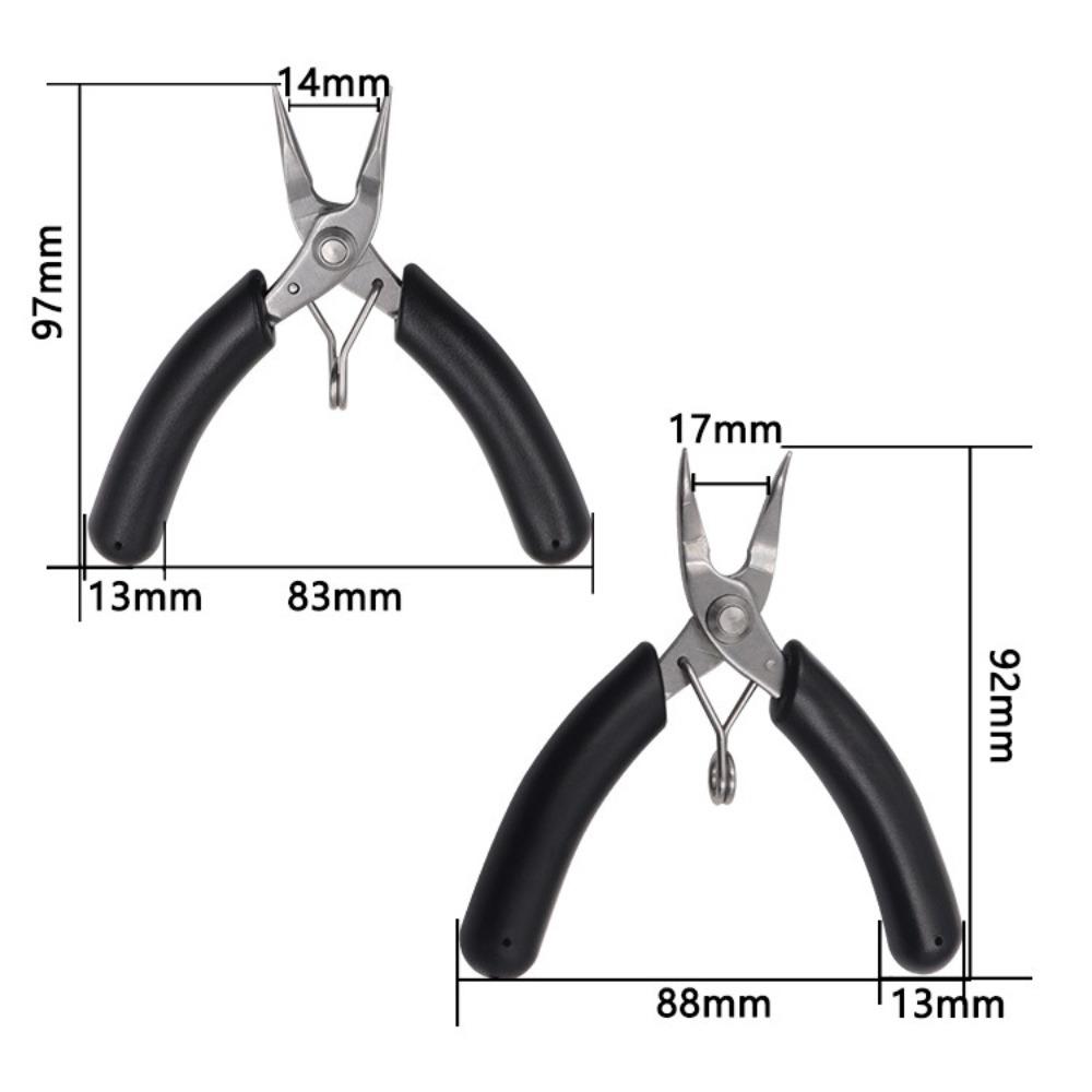 Steel Jewelry Pliers Trumpet Model Pliers Diagonal Pliers Nippers Toothless Sharp Nose Pliers