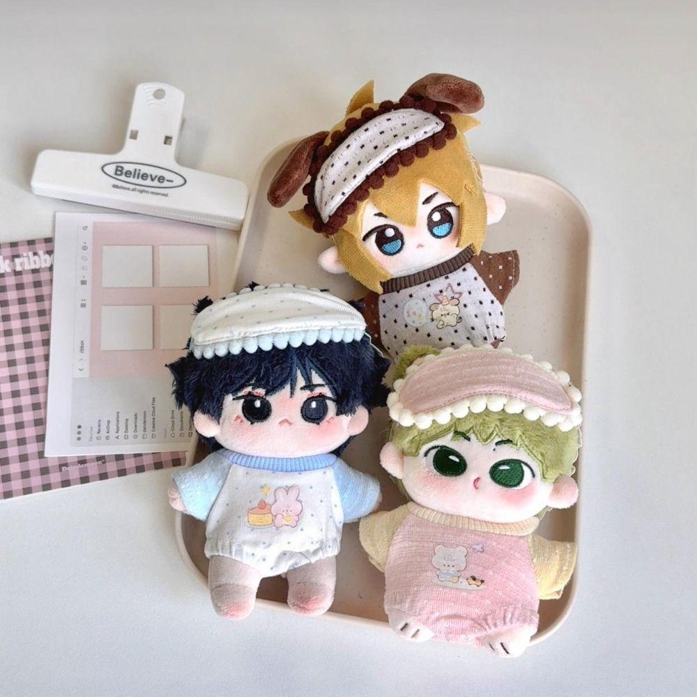 Outfit 20cm Cotton Doll Clothes Cartoon T-shirt Plush Doll Clothes  Children's Gift