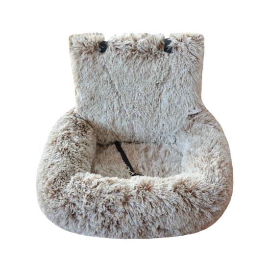 Мягкое моющееся автомобильное сиденье для собак, бустер для домашних животных с поводком безопасности, плюшевая бархатная переноска для щенков, кровать для путешествий в машину для маленьких, средних и больших собак