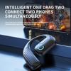 VAORLO Открытая беспроводная гарнитура Bluetooth 5.4 с вращением на 180°, регулируемая, левая и правая, универсальная, с микрофоном, для спорта, бизнеса, музыки, с заушным креплением
