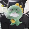 Милая мультяшная автомобильная коробка для салфеток, креативная короткая плюшевая коробка для салфеток для автомобиля, коробка для подлокотника, коробка для салфеток для автокресла, аксессуары для автомобильных украшений