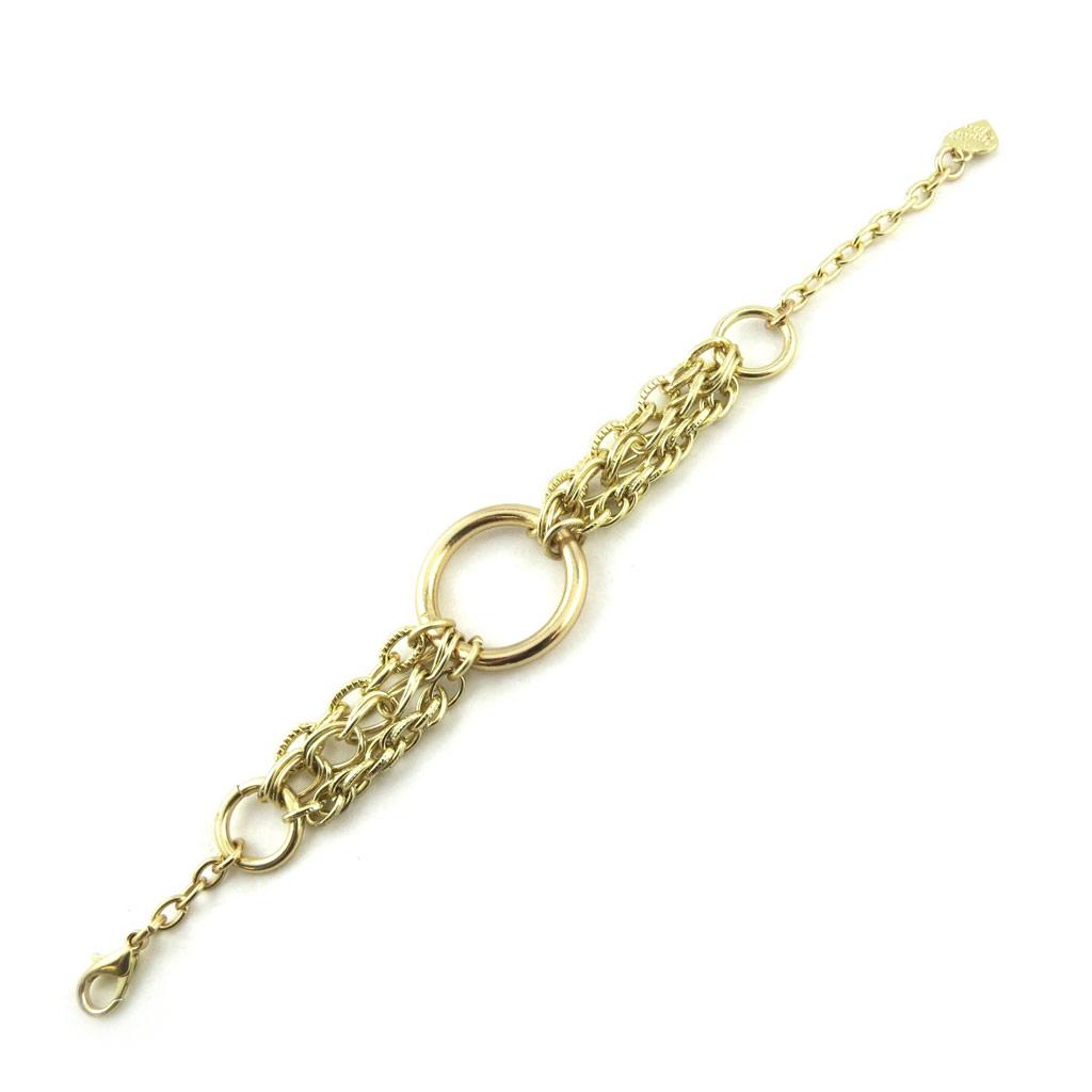 Dolce Vita [N1930] — Золотой дизайнерский браслет «Antica»