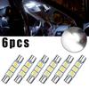 Light Bulb LED Lights Kits Makeup Mirror Super Bright Bulb Bulbs Car Replacement Sun Visor 5050 3-SMD Super Bright Bulbs 7