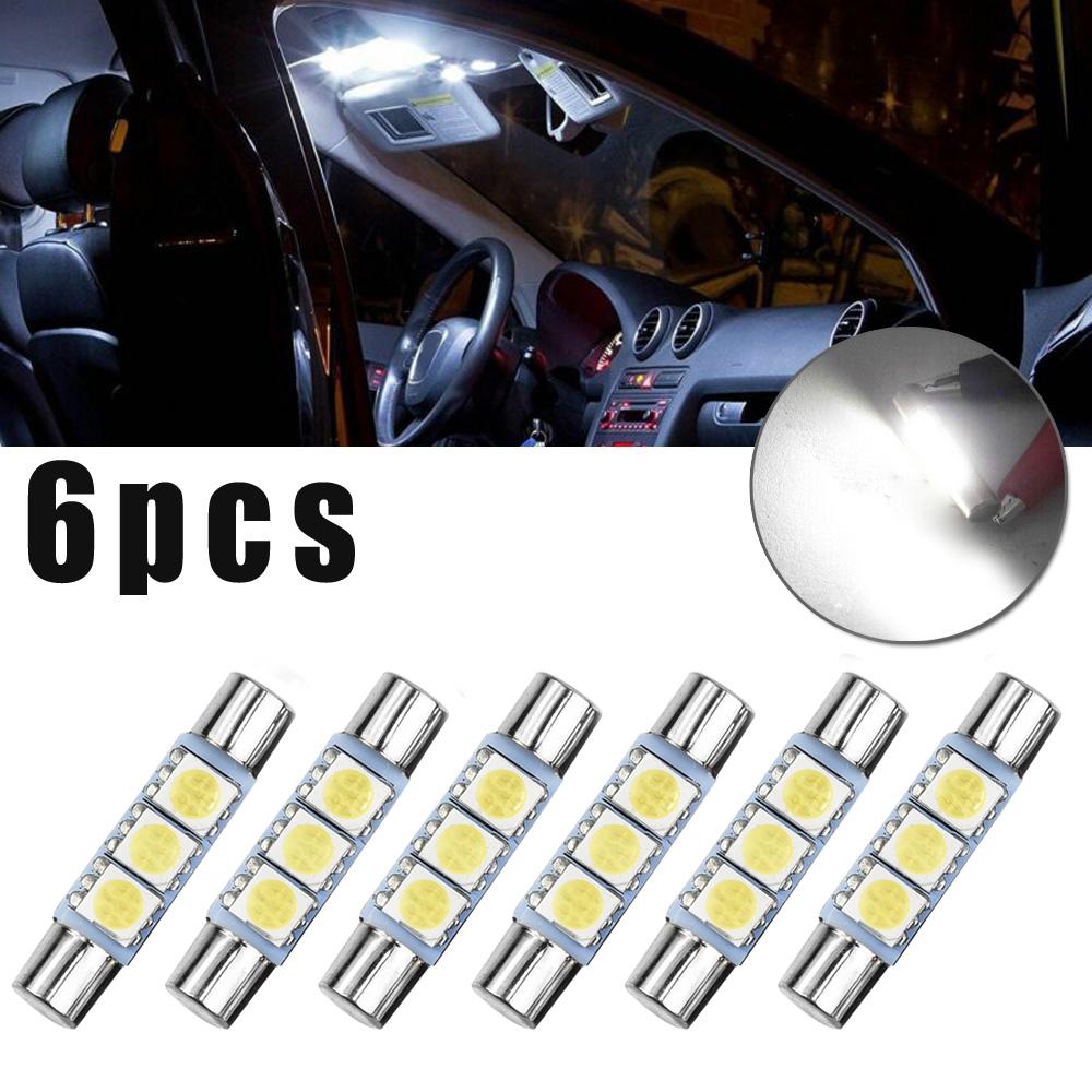Light Bulb LED Lights Kits Makeup Mirror Super Bright Bulb Bulbs Car Replacement Sun Visor 5050 3-SMD Super Bright Bulbs 7