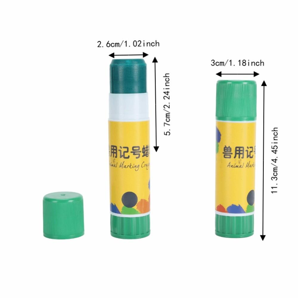 24Pcs ABS Livestock Marker Wax Farming Marking Accessories Convenient Veterinary Marker Cattle