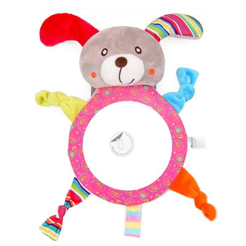 Симпатичное зеркало на заднем сиденье, небьющееся, обращенное назад, детское зеркало, легкое вождение, слепое детское автомобильное защитное зеркало для малышей