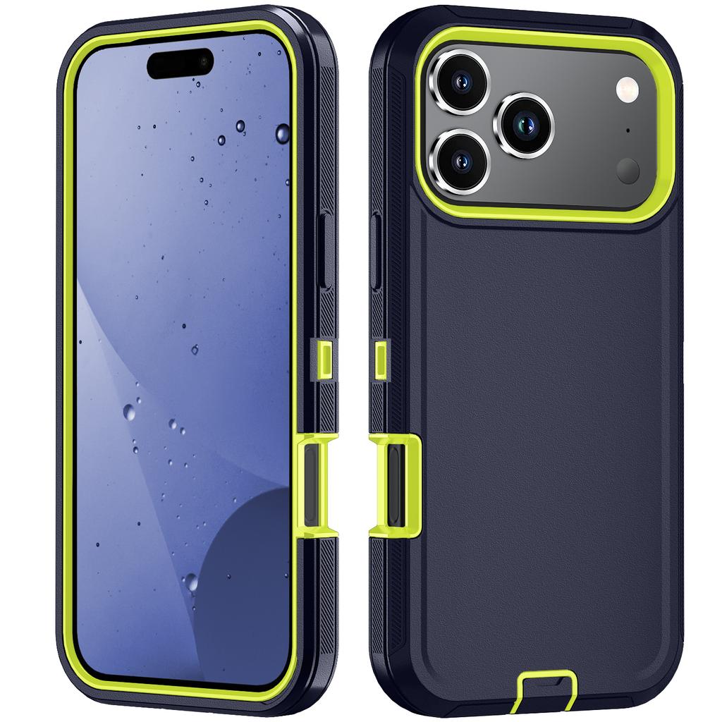 Hard 3IN1 Dustproof Defender Case for IPhone Air 17 Pro Max 16 E 15 14 Plus 13 12 11 PC+TPU OttBox Military Grade Anit-Drop Non-slip Protect Cover