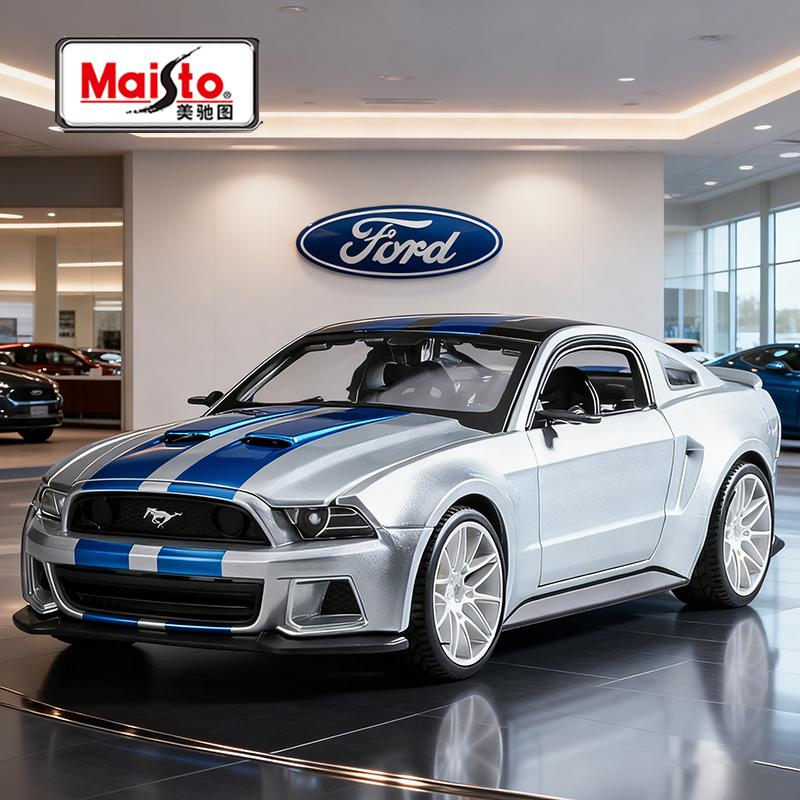 DRZG2 Maisto 1:24 Ford Mustang Street Racer Alloy Car Diecasts & Toy Vehicles Car Model Miniature Scale Model Car Toys For Children