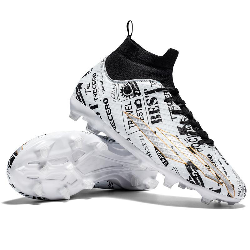 2024 новые высокие футбольные бутсы для мальчиков и подростков, для студентов, длинные ногти, сломанные ногти, обувь для тренировок и соревнований