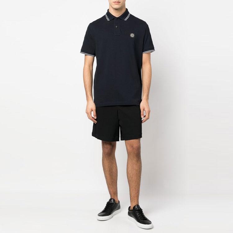 STONE ISLAND Поло с нашивкой 'Navy' Мужское 10152SC18-A0020