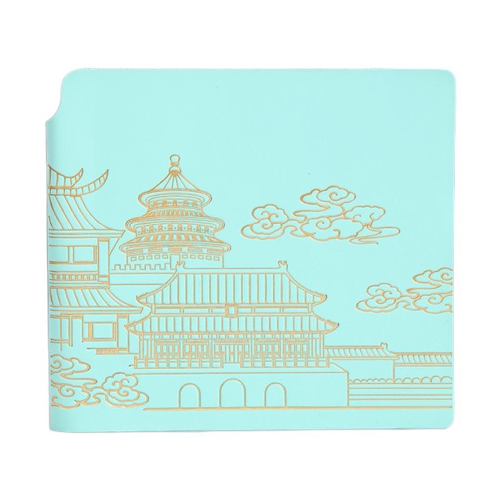 Мягкий переплет Портативный ежедневник Квадратный справочник записей встреч Карманный блокнот для записей Школьный