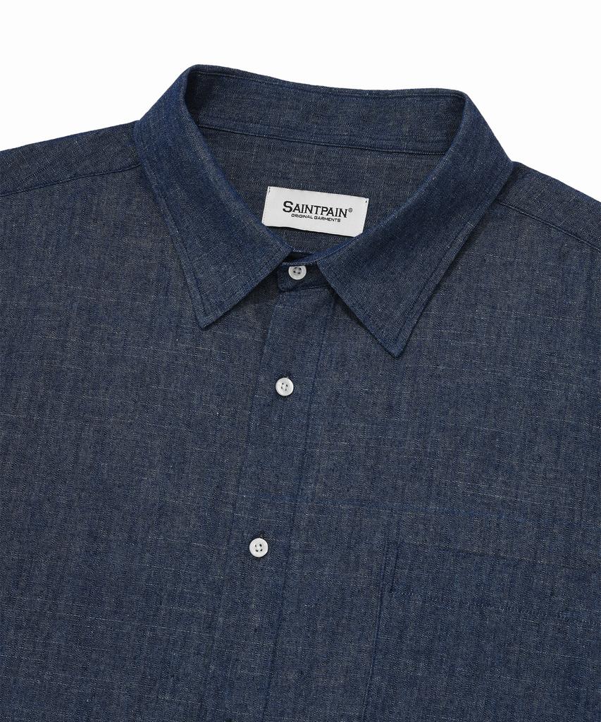 SAINTPAIN Sp Chambray Oversized Shirt - Blue