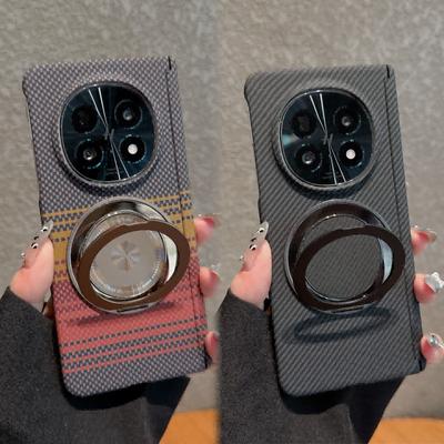 Чехол для OPPO Find N6 Жесткий из углеродного волокна С кольцом-подставкой Средний шарнир Магнитная защитная задняя крышка Чехол для OPPO Find N6 N5 Корпус
