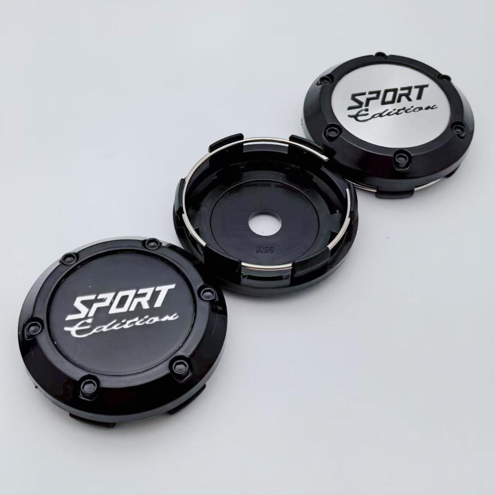 4pcs 66mm Sport Edition Logo Emblem Badge Car Wheel Center Caps Rims Hub Center Dust Cover Wheel Hubcaps Replace Car Accessories