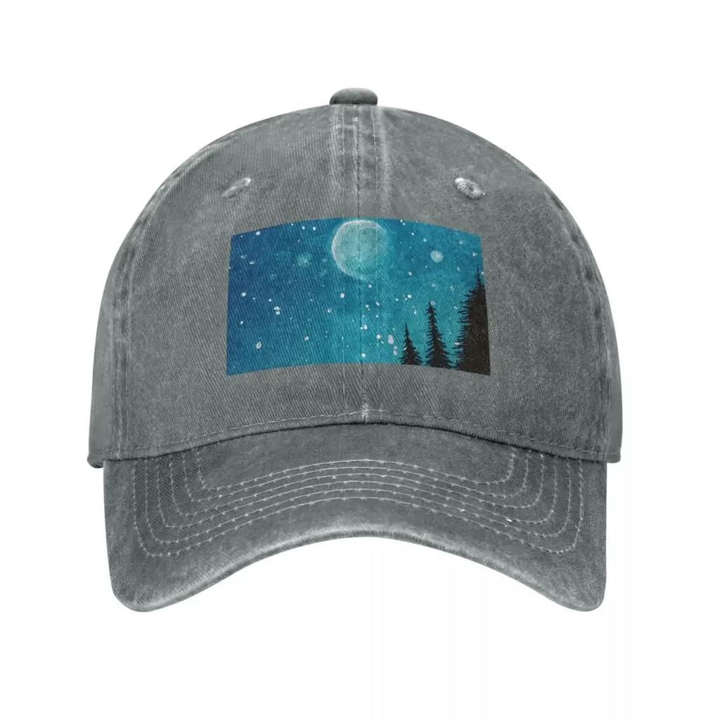 Under the stars Baseball Cap Snap Back Hat Luxury Brand New In The Hat Christmas Hat Womens Hats Unisexs