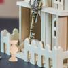 4 шт. Миниатюрные балясины для арочного моста из массива дерева, декоративные шпиндели для перил в европейском стиле для домашней обстановки, декор журнального столика