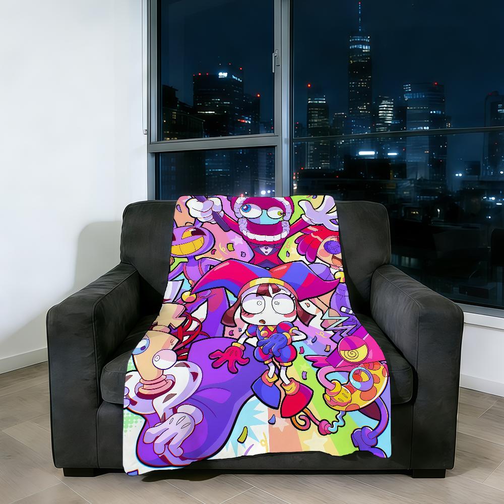 Blanket Super A-Amazing Warm C-Circus-ES Comfortable D-Digital Plush Throw Blanket Child Home Sofa Bedroom Gift