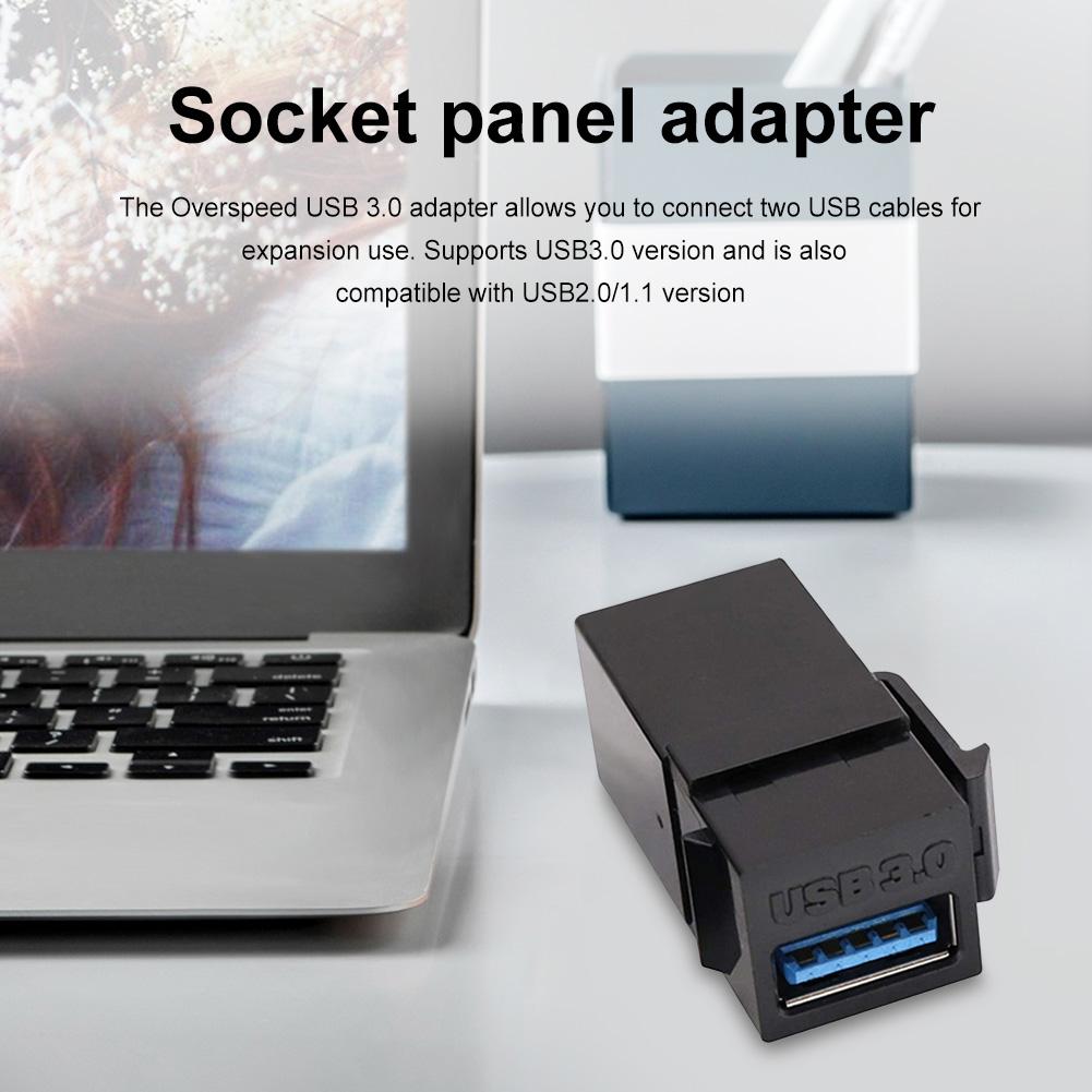 5/10 шт. Вставки типа Keystone USB 3.0 Адаптеры USB — USB Разъем-розетка Соединительный адаптер для настенной розетки