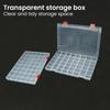 Fishing Bait Storage Box 48 Grid Design Transparent Compact Portable Wide Application Lure Organizer Fishing Hook Case