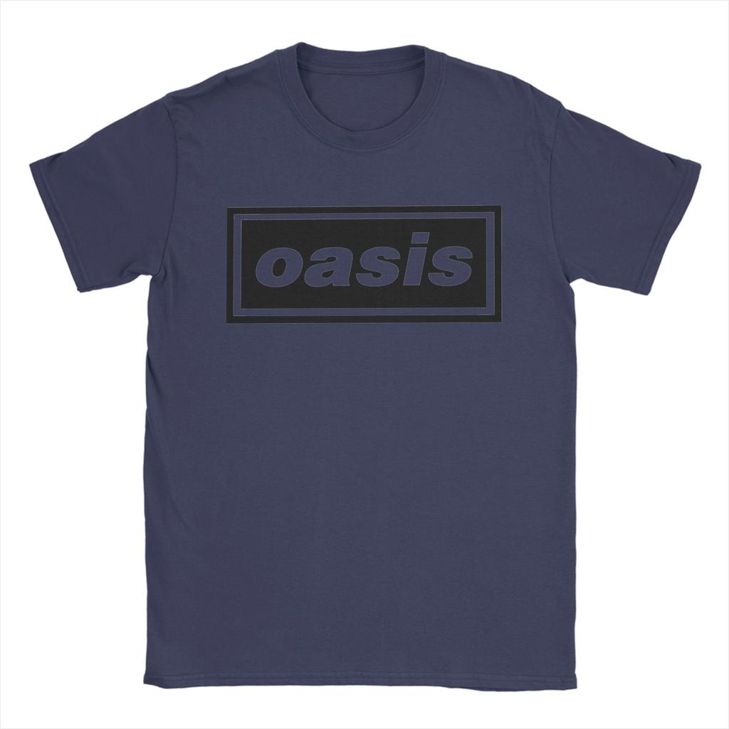Мужская Женская Британская Рок-группа O-Oasis Футболка Хлопковая Одежда Повседневная Короткий Рукав Круглый Вырез Футболки Летняя Футболка