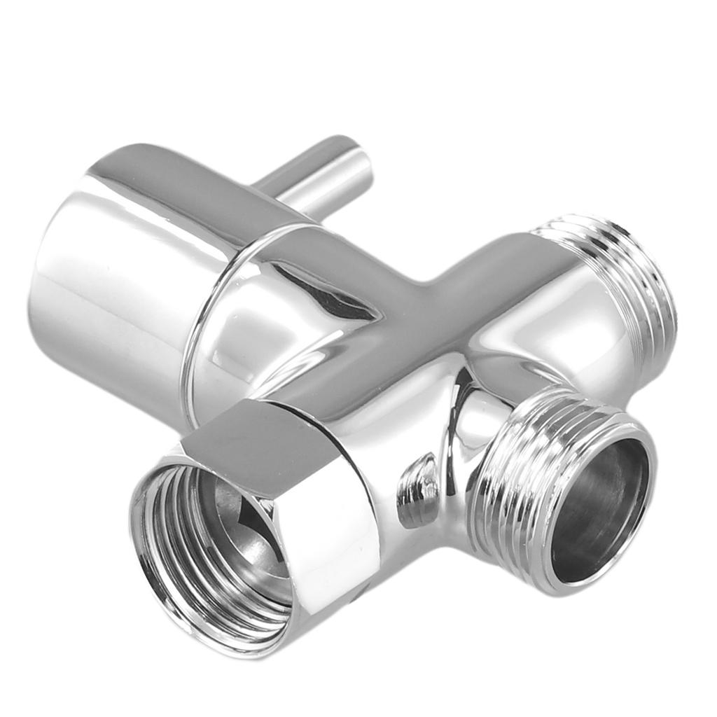 Equipment Supply Diverter Valve Replacement Rotating joint Shower Head T-Adapter 3 Ways Chrome Plated Brass Faucet