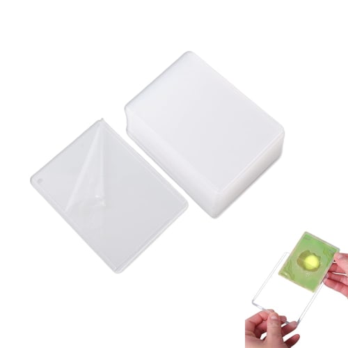 BOOHUQICH Card Loader, Hard Card Case, Top Loader, PVC Material, Scratch-Resistant, Transparent, Pack of 20